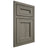 Shiloh Cabinetry Beaded Inset Ward Hickory Plain Cut Thyme Door