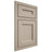 Shiloh Cabinetry Beaded Inset Ward Maple Plain Cut Pebble Door