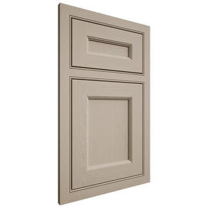 Shiloh Cabinetry Beaded Inset Ward Maple Plain Cut Pebble Door