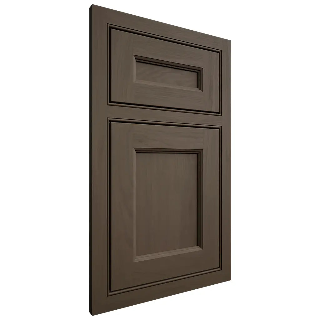 Shiloh Cabinetry Beaded Inset Ward Maple Plain Cut Perfect Brown Door