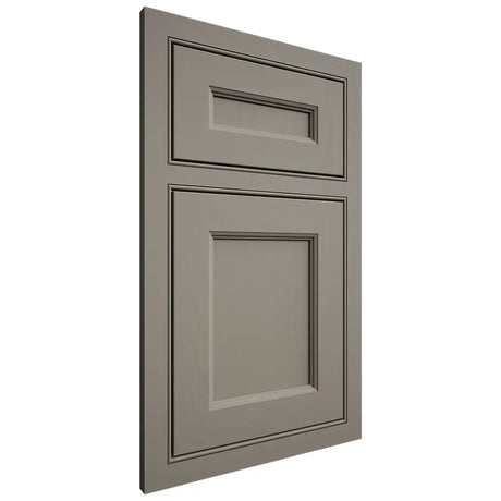 Shiloh Cabinetry Beaded Inset Ward Maple Plain Cut Thyme Door