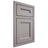 Shiloh Cabinetry Beaded Inset Ward Paintable Dovetail Gray Door