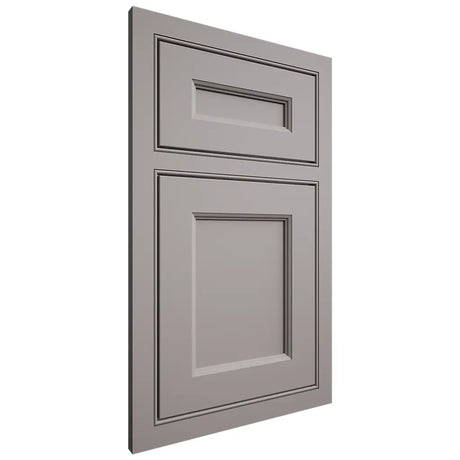 Shiloh Cabinetry Beaded Inset Ward Paintable Dovetail Gray Door