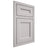 Shiloh Cabinetry Beaded Inset Ward Paintable Light French Gray Door