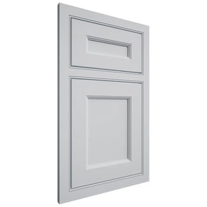 Shiloh Cabinetry Beaded Inset Ward Paintable Niebla Azul Door