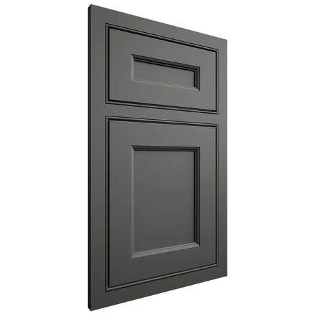 Shiloh Cabinetry Beaded Inset Ward Paintable Pewter Green Door