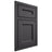 Shiloh Cabinetry Beaded Inset Ward Poplar Plain Cut Cadet Door