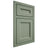 Shiloh Cabinetry Beaded Inset Ward Poplar Plain Cut Moss Door