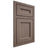 Shiloh Cabinetry Beaded Inset Ward Poplar Plain Cut River Rock Door