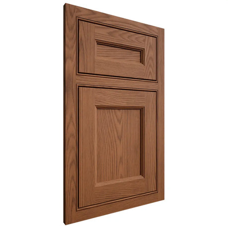 Shiloh Cabinetry Beaded Inset Ward Red Oak Plain Cut Braun Door