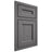 Shiloh Cabinetry Beaded Inset Ward Red Oak Plain Cut Cadet Door