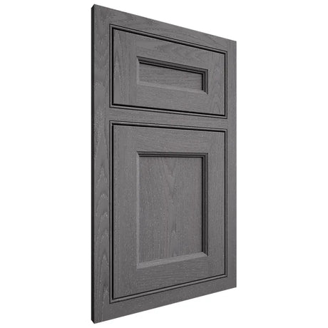 Shiloh Cabinetry Beaded Inset Ward Red Oak Plain Cut Cadet Door