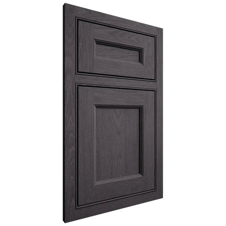 Shiloh Cabinetry Beaded Inset Ward Red Oak Plain Cut Harbor Door