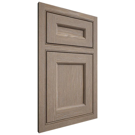 Shiloh Cabinetry Beaded Inset Ward White Oak Plain Cut Almond Door