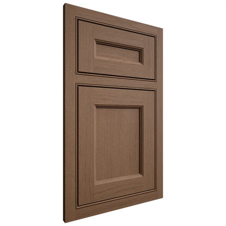 Shiloh Cabinetry Beaded Inset Ward White Oak Plain Cut Autumn Door