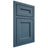 Shiloh Cabinetry Beaded Inset Ward White Oak Plain Cut Hudson Door