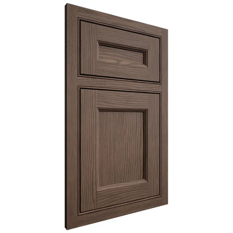 Shiloh Cabinetry Beaded Inset Ward White Oak Plain Cut Mineral Door