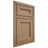 Shiloh Cabinetry Beaded Inset Ward White Oak Plain Cut Natural Door