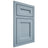 Shiloh Cabinetry Beaded Inset Ward White Oak Plain Cut Sky Door