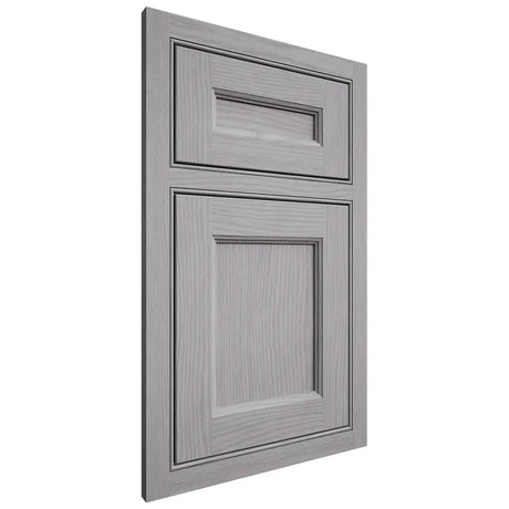 Shiloh Cabinetry Beaded Inset Ward White Oak Plain Cut Stratus Door