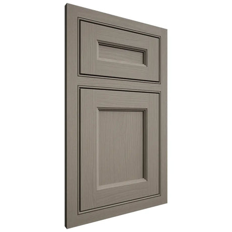 Shiloh Cabinetry Beaded Inset Ward White Oak Plain Cut Thyme Door