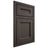 Shiloh Cabinetry Beaded Inset Ward White Oak Quarter Sawn Creekside Door