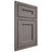 Shiloh Cabinetry Beaded Inset Ward White Oak Quarter Sawn Flagstone Door