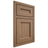 Shiloh Cabinetry Beaded Inset Ward White Oak Quarter Sawn Medium Door