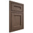 Shiloh Cabinetry Beaded Inset Ward White Oak Quarter Sawn Mineral Door