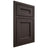 Shiloh Cabinetry Beaded Inset Ward White Oak Quarter Sawn Morel Door