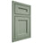 Shiloh Cabinetry Beaded Inset Ward White Oak Quarter Sawn Moss Door