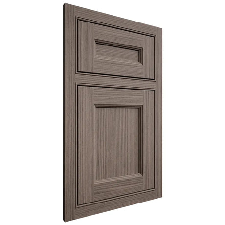 Shiloh Cabinetry Beaded Inset Ward White Oak Rift Cut Clay Door