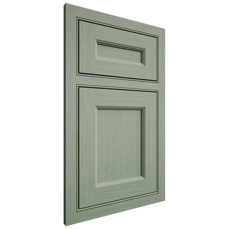 Shiloh Cabinetry Beaded Inset Ward White Oak Rift Cut Moss Door