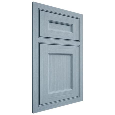 Shiloh Cabinetry Beaded Inset Ward White Oak Rift Cut Sky Door