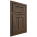 Shiloh Cabinetry Beaded Inset Wilmington Alder Plain Cut Caviar Door