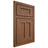 Shiloh Cabinetry Beaded Inset Wilmington Alder Plain Cut Cola Door