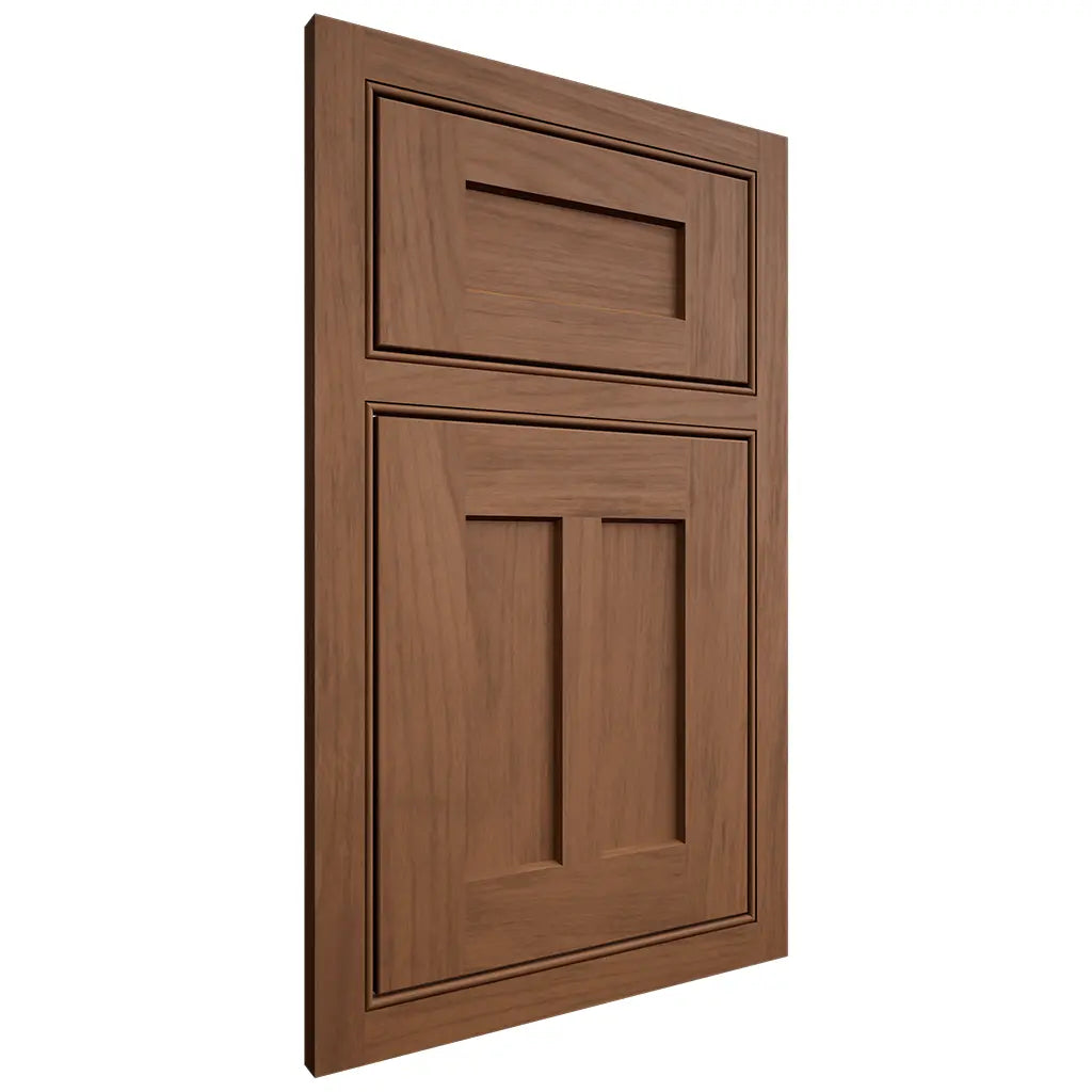 Shiloh Cabinetry Beaded Inset Wilmington Alder Plain Cut Cola Door