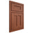 Shiloh Cabinetry Beaded Inset Wilmington Alder Plain Cut Sierra Door