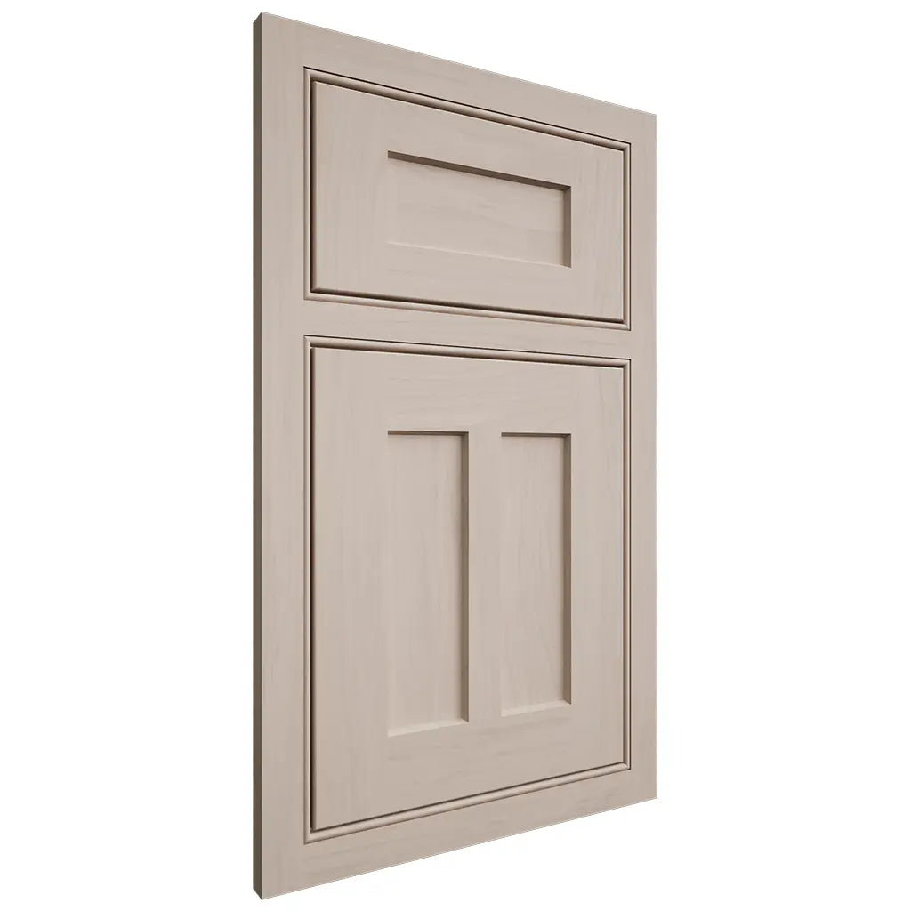 Shiloh Cabinetry Beaded Inset Wilmington Alder Plain Cut White Sands Door