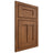 Shiloh Cabinetry Beaded Inset Wilmington Cherry Plain Cut Carob Door