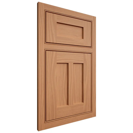 Shiloh Cabinetry Beaded Inset Wilmington Cherry Plain Cut Natural Door