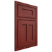 Shiloh Cabinetry Beaded Inset Wilmington Cherry Plain Cut Red Door