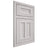 Shiloh Cabinetry Beaded Inset Wilmington Hickory Plain Cut Cotton Door