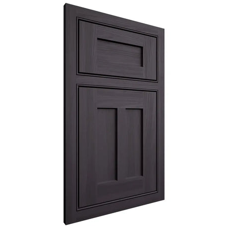 Shiloh Cabinetry Beaded Inset Wilmington Hickory Plain Cut Harbor Door