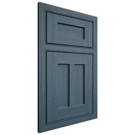 Shiloh Cabinetry Beaded Inset Wilmington Hickory Plain Cut Hudson Door