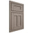 Shiloh Cabinetry Beaded Inset Wilmington Hickory Plain Cut Sterling Door