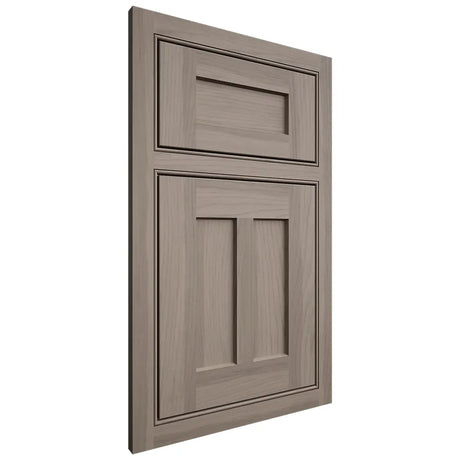 Shiloh Cabinetry Beaded Inset Wilmington Hickory Plain Cut Sterling Door