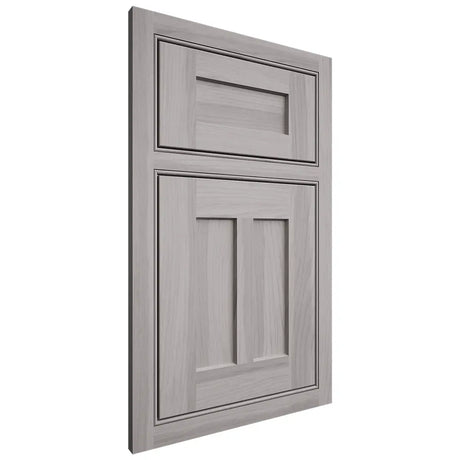 Shiloh Cabinetry Beaded Inset Wilmington Hickory Plain Cut Stratus Door