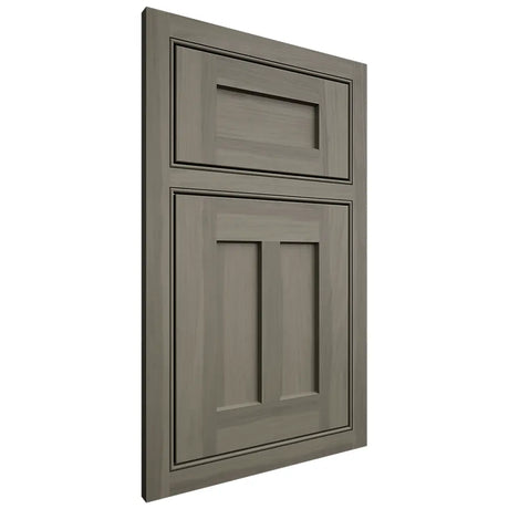 Shiloh Cabinetry Beaded Inset Wilmington Hickory Plain Cut Thyme Door