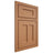 Shiloh Cabinetry Beaded Inset Wilmington Maple Plain Cut Cashmere Door